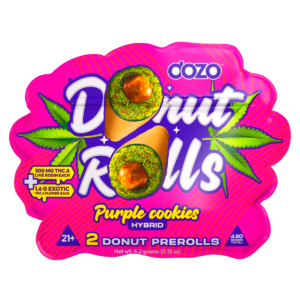 Dozo Donut Prerolls 4.20 g | Purple Cookies (Hybrid)