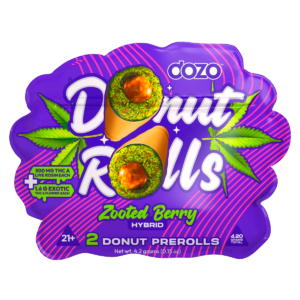 Dozo Donut Prerolls 4.20 g | Zooted Berry (Hybrid)