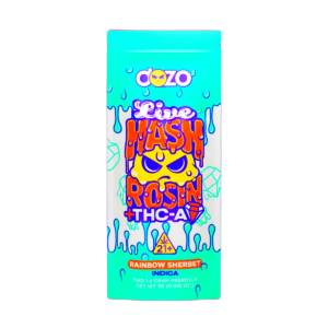 Dozo Live Hash Rosin Preroll | Rainbow Sherbet (Indica)