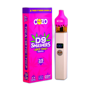3.5g Dozo D9 Smashers THC-A Disposable: Juicy Fruit (Indica)