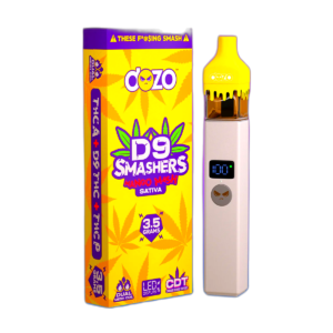 3.5g Dozo D9 Smashers THC-A Disposable: Mango Mash (Sativa)