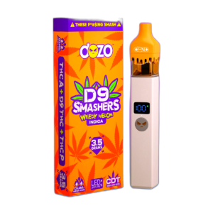 3.5g Dozo D9 Smashers THC-A Disposable: Weedy Melon (Indica)
