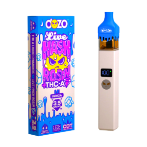 3.5g Dozo Live Hash Rosin THC-A Vape: G 41 (Indica)